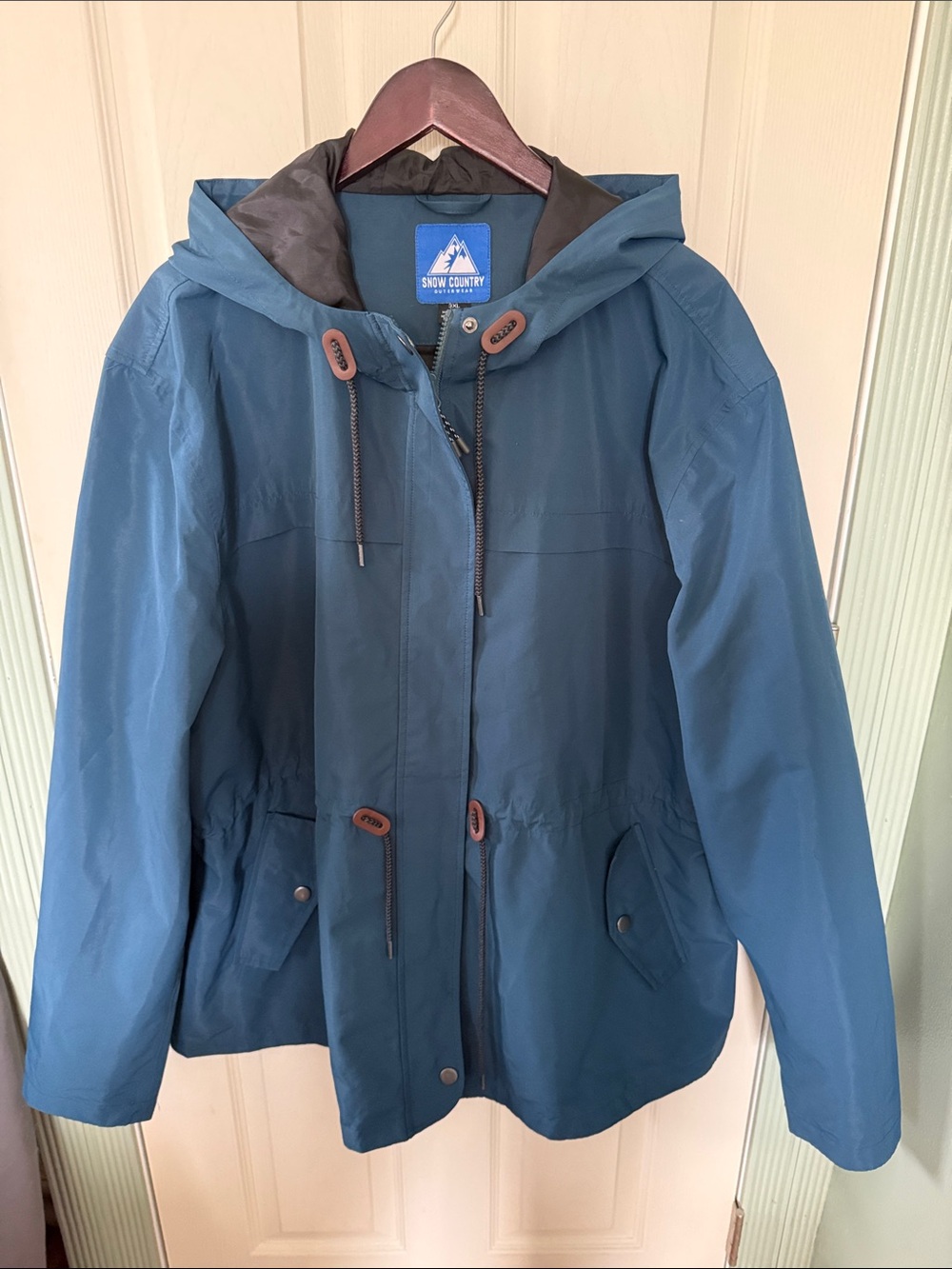 Snow Country Women’s Teal Utility Hooded Jacket,NWOT
